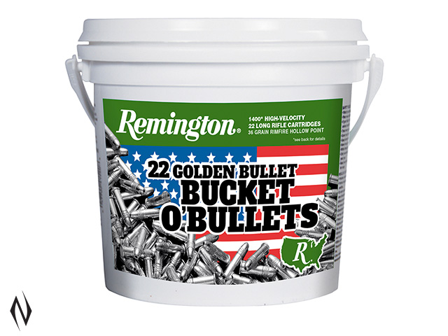 REMINGTON 22LR 36GR HV HP GOLDEN BUCKET O BULLETS 1400 PK 1280FPS Image