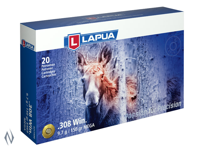 LAPUA AMMO 308 WIN 150GR MEGA Image