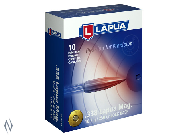 LAPUA AMMO 338 LAP 250GR LOCK BASE Image