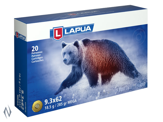 LAPUA AMMO 9.3X62 285GR MEGA Image