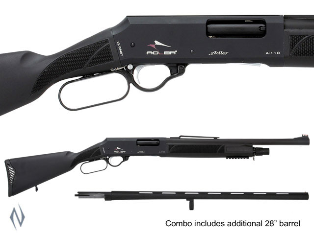 ADLER A110 12G 20" RS AND 28" COMBO LEVER ACTION SHOTGUN Image