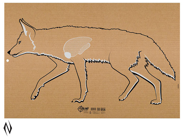 ALLEN EZ AIM CORRUGATED TARGET COYOTE SILHOUETTE 35X23" 1PK Image