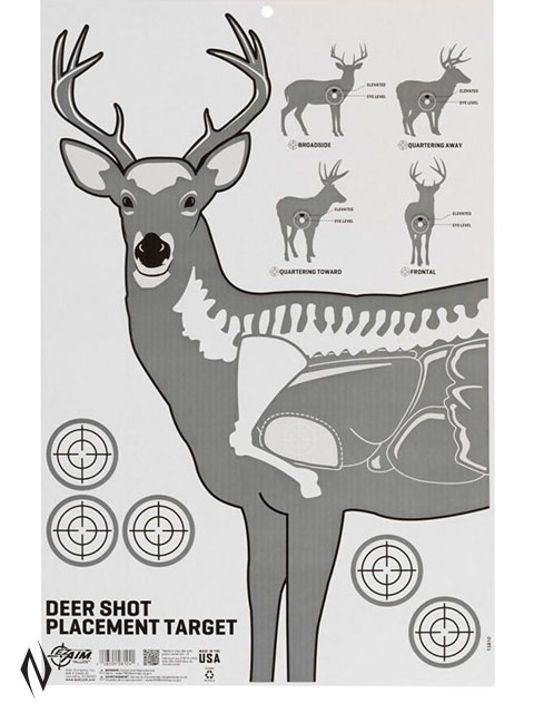 ALLEN EZ AIM CORRUGATED TARGET DEER VITALS 23X35" 1PK Image