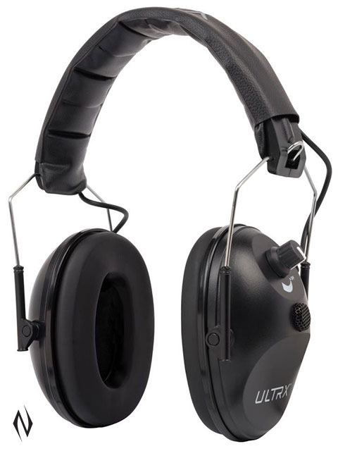 ALLEN ULTRX ELECTRONIC EAR MUFFS BLACK 23NRR Image