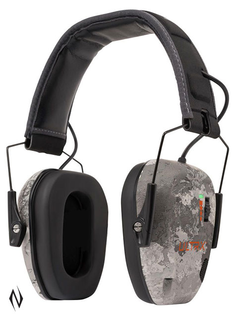 ALLEN ULTRX BIONIC ELECTRONIC EAR MUFFS VEIL CAMO GREY 22NRR Image