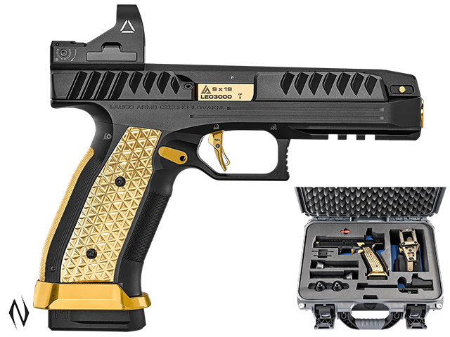 LAUGO ARMS ALIEN CREATOR BLACK & GOLD LIMITED FULL KIT 9MM 124MM 10 SHOT Image
