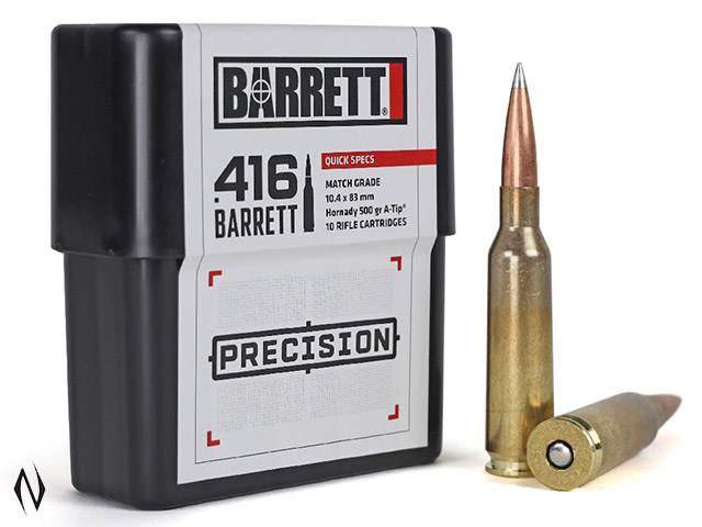 BARRETT 416 BARRETT 500GR HORNADY ATIP AMMO 10PK Image