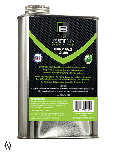 BREAKTHROUGH MILITARY GRADE SOLVENT 32OZ CAN Image