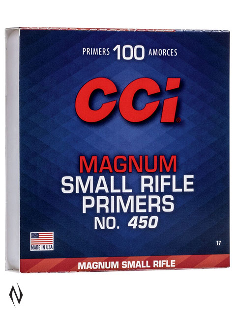 CCI PRIMER 450 SMALL RIFLE MAGNUM Image