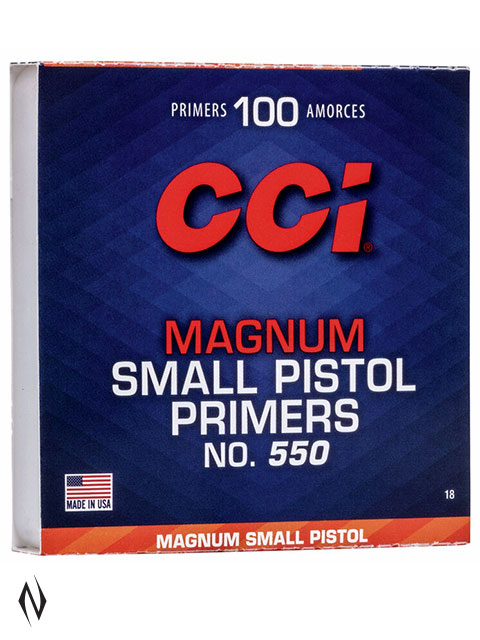 CCI PRIMER 550 SMALL PISTOL MAGNUM Image