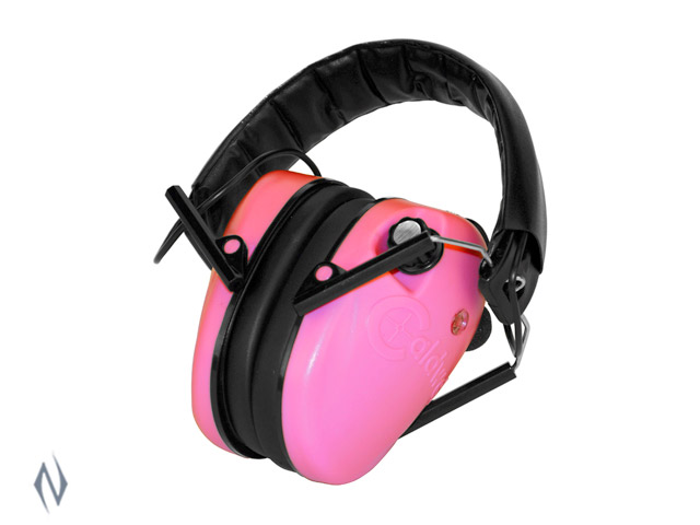 CALDWELL EMAX LOW PROFILE PINK ELECTRONIC EAR MUFFS Image