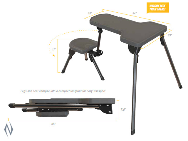 CALDWELL STABLE TABLE LITE SHOOTING BENCH Image