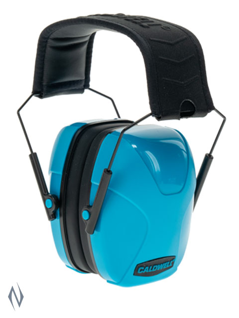 CALDWELL YOUTH PASSIVE EAR MUFFS NEON BLUE Image