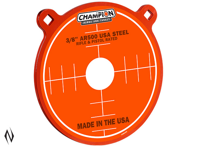 CHAMPION AR500 CENTREFIRE RIFLE STEEL TARGET 3/8" GONG 10" Image