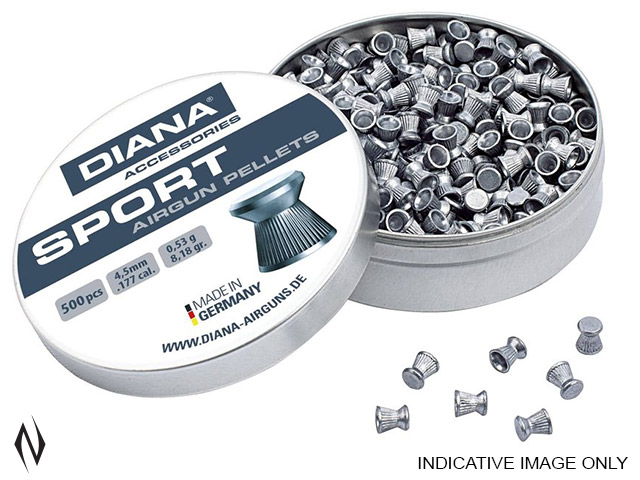 DIANA SPORT 22 AIR PELLETS 250 PK Image