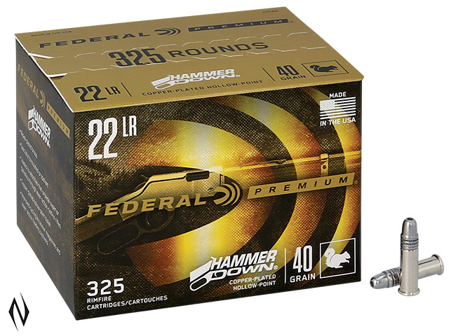 FEDERAL 22LR 40GR CP HP HAMMERDOWN 325PK Image