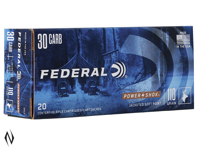 FEDERAL 30 M1 CARBINE 110GR SP POWER-SHOK Image