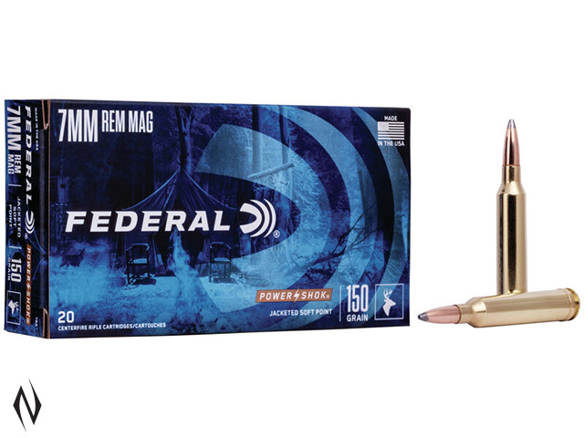 FEDERAL 7MM REM MAG 150GR SP POWER-SHOK Image