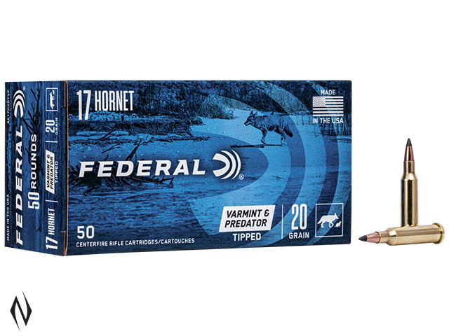 FEDERAL 17 HORNET 20GR TIPPED VARMINT AMERICAN EAGLE Image