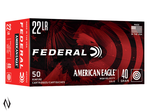 FEDERAL 22LR 40GR SOLID LEAD HV AMERICAN EAGLE 1260FPS Image