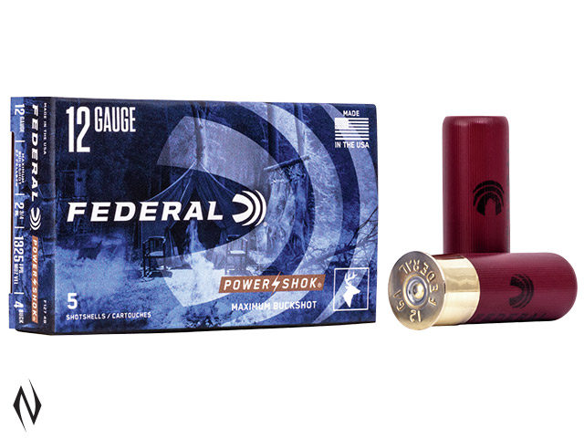 FEDERAL 12G 4 BUCK 27 PELLET 1325 FPS Image