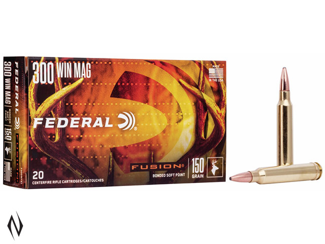 FEDERAL 300 WIN MAG 150GR FUSION Image