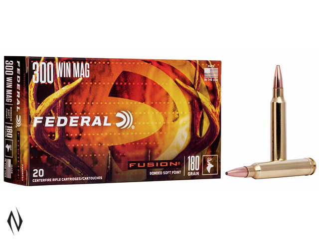 FEDERAL 300 WIN MAG 180GR FUSION Image