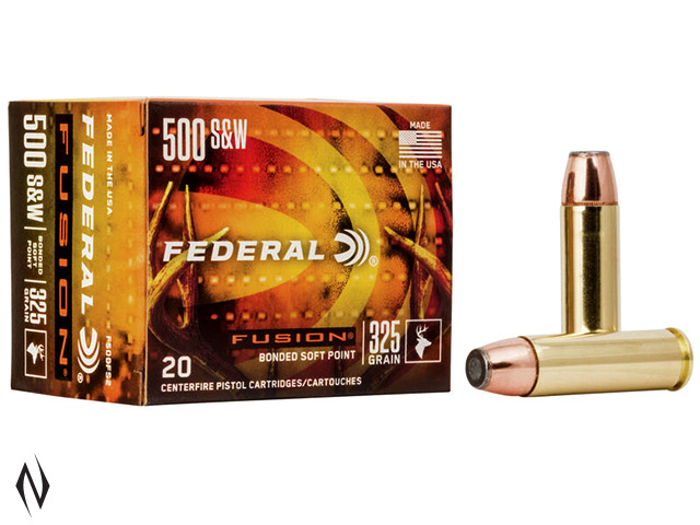 FEDERAL 500 S&W 325GR FUSION Image