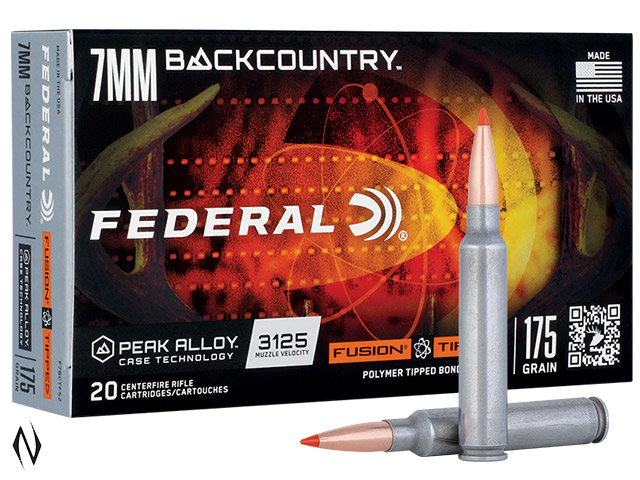 FEDERAL 7MM BACKCOUNTRY 175GR FUSION TIPPED Image