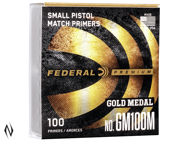 FEDERAL PRIMER GM100M GOLD MEDAL SMALL PISTOL Image