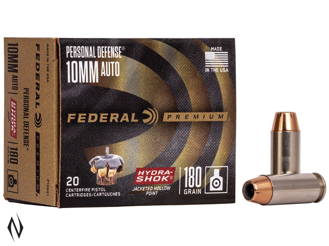FEDERAL 10MM AUTO 180GR HYDRA-SHOK Image