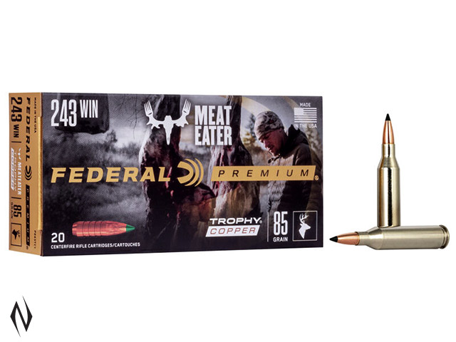 FEDERAL 243 WIN 85GR TROPHY COPPER VITAL-SHOK Image