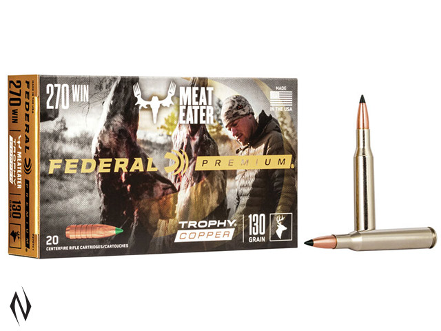 FEDERAL 270 WIN 130GR TROPHY COPPER VITAL-SHOK Image