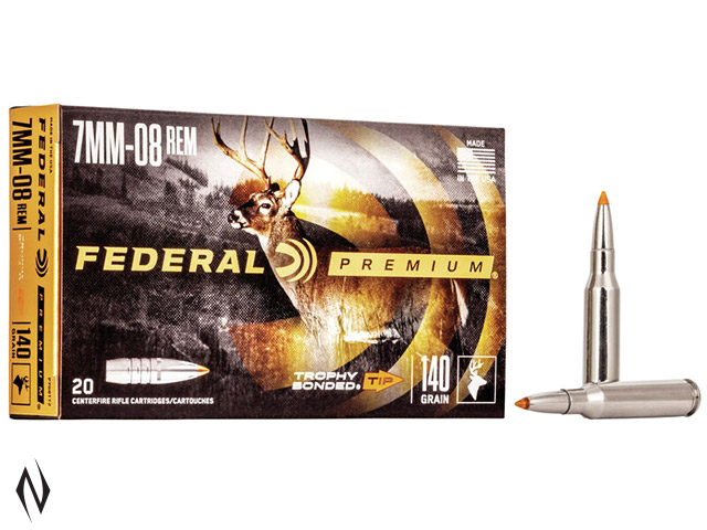 FEDERAL 7MM-08 REM 140GR TBT VITAL-SHOK Image