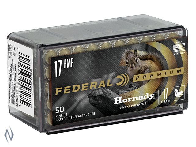 FEDERAL 17HMR 17GR VMAX 2550FPS Image