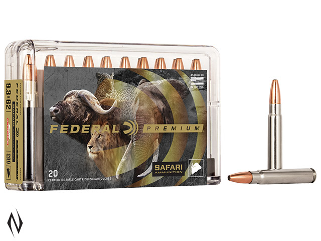 FEDERAL 9.3X62 286GR SWIFT AFRAME Image