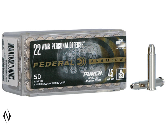 FEDERAL 22WMR 45GR JHP PUNCH 1800FPS Image