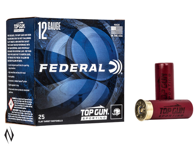 FEDERAL 12G 28GR 7.5 TOPGUN SPORTING 1250FPS Image