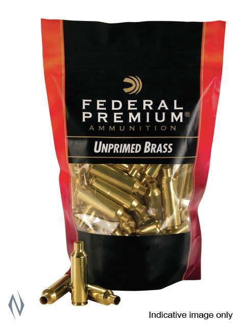 FEDERAL UNPRIMED BRASS 9MM LUGER 100 PACK Image