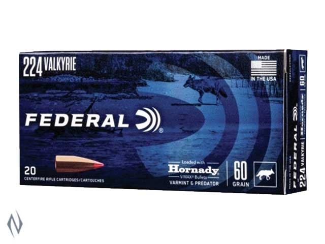 FEDERAL 224 VALKYRIE 60GR VMAX 20PK Image