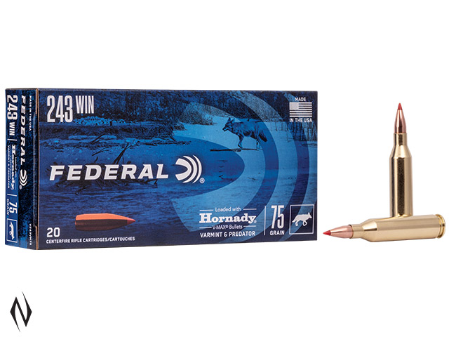 FEDERAL 243 WIN 75GR VMAX Image