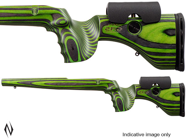 GRS HUNTER LIGHT STOCK TIKKA T3/ T3X BLACK / GREEN LEFT HAND Image