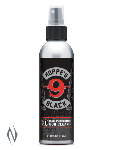 HOPPES BLACK SOLVENT 6OZ Image