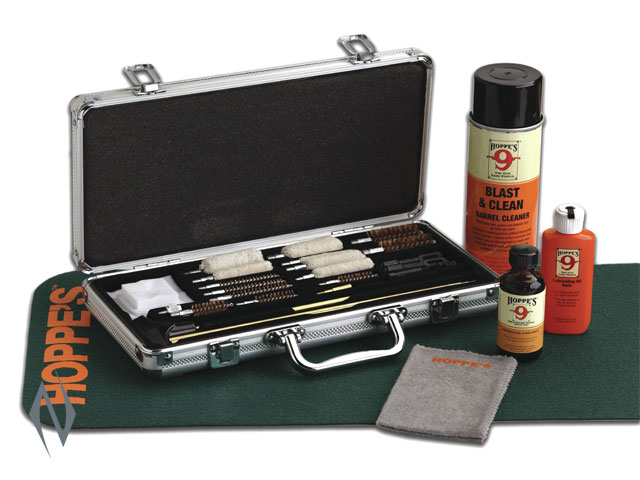 HOPPES DELUXE UNIVERSAL CLEANING KIT IN ALUMINIUM CASE Image
