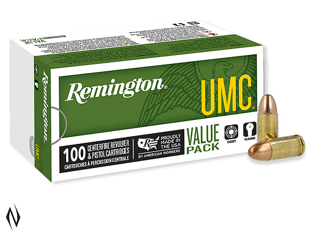 REMINGTON UMC 9MM LUGER 115GR FMJ 100 PK Image