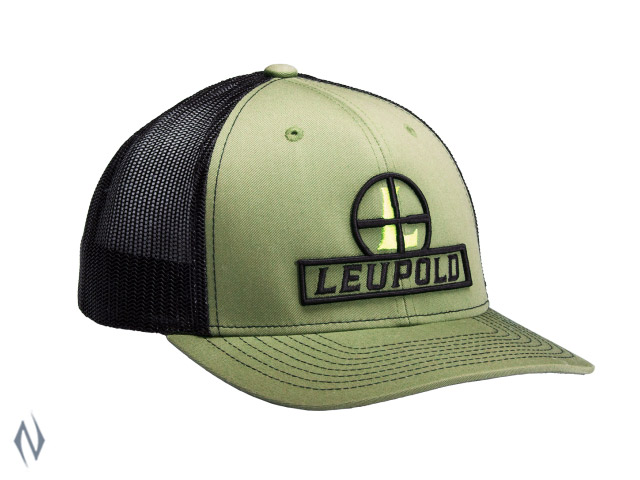 LEUPOLD RETICLE TRUCKER CAP LODEN / WHITE OS Image