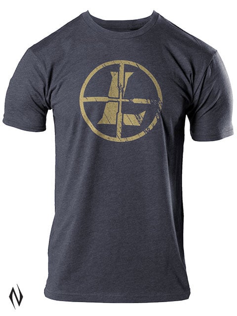 LEUPOLD DISTRESSED RETICLE TEE GRAPHITE HEATHER X-LARGE Image