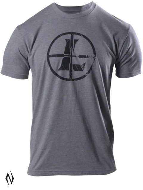 LEUPOLD DISTRESSED RETICLE TEE GRAPHITE HEATHER XXX-LARGE Image