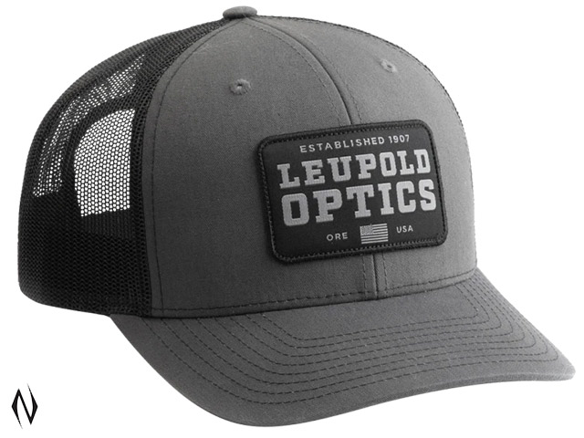 LEUPOLD ESTABLISHED 1907 TRUCKER CAP GREY/BLACK Image