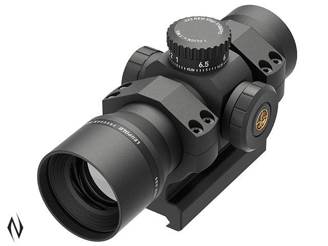 LEUPOLD FREEDOM RDS ILL BLACK RING 1X34 34MM RED DOT 223 BDC 1 MOA DOT + MOUNT Image